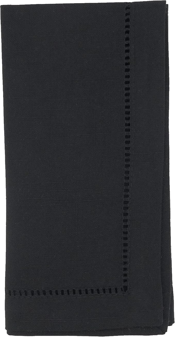 SARO LIFESTYLE Hemstitched Border Dinner Napkin by SaroLifestyle