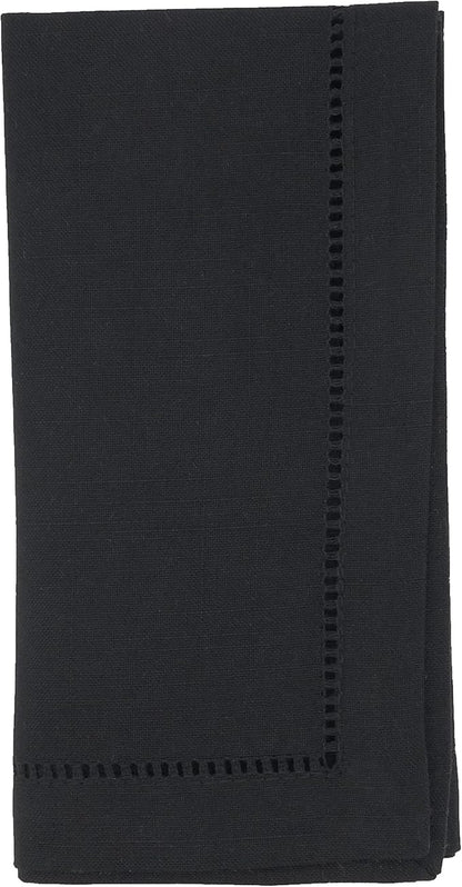 SARO LIFESTYLE Hemstitched Border Dinner Napkin by SaroLifestyle