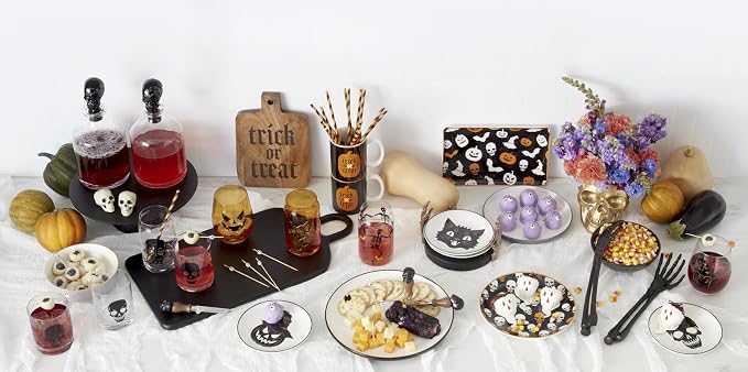 Oneida Barware, Vintro Halloween Stemless Wine Glasses, Dishwasher Safe - Image 6