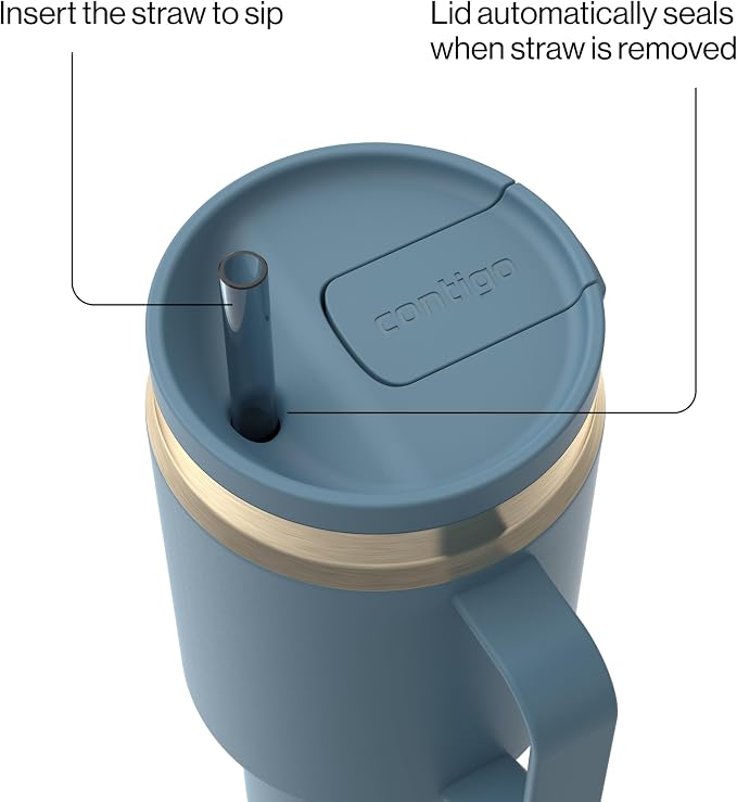Contigo SnapSeal 30 oz Stainless Steel Vacuum-Insulated Tumbler - Image 3
