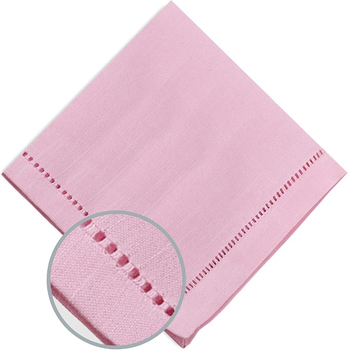 SARO LIFESTYLE Hemstitched Border Dinner Napkin - Image 3