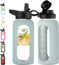 CIVAGO 32 oz Glass Water Bottle by CIVAGO