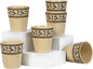 Handmade Ceramic Kulhad Tea Cups, 6 Piece Desi Chai Set | 5 Oz Clay Tea Cups by Serv-o-Best