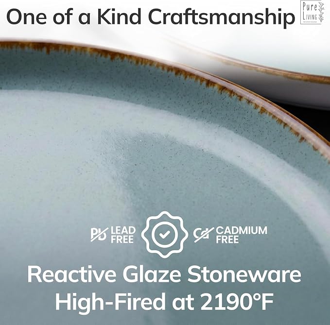 32 Piece Stoneware Dinnerware Set - Image 5