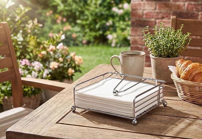 Napkin Holder for Table, Flat Napkin Dispenser - Image 3