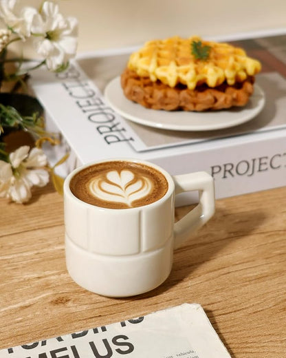 Ceramic Coffee Mugs Set of 4, Coffee Cups - Image 7