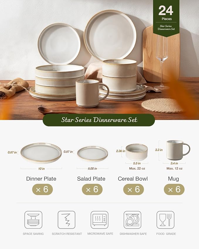 Famiware Star Dinnerware Sets - Image 3