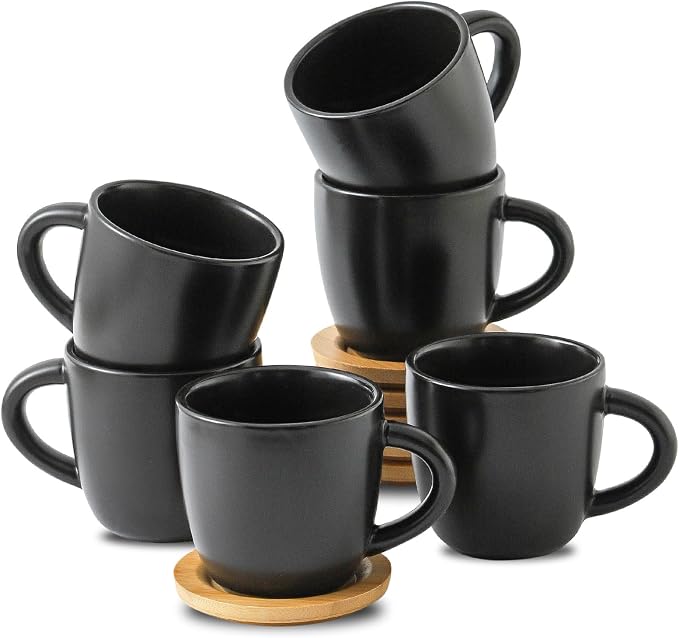 HASENSE 6 oz Cappuccino Cups by Hasense
