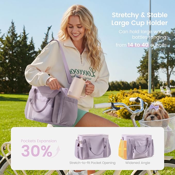 LOVEVOOK Insulated Lunch Box for Women, Adult Lunch Cooler Tote Bag - Image 2