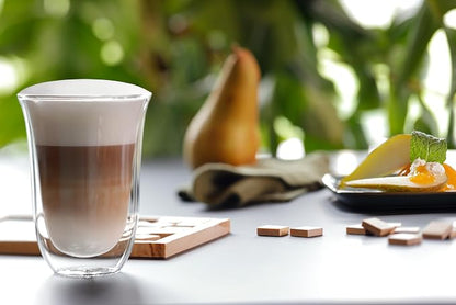 De'Longhi 5513214601 Cappuccino Glasses, 270 milliliters - Image 2
