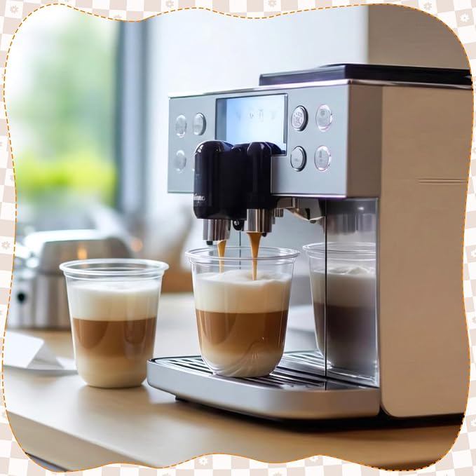 50 Sets 12 Oz Clear Plastic Coffee Cups - Image 5