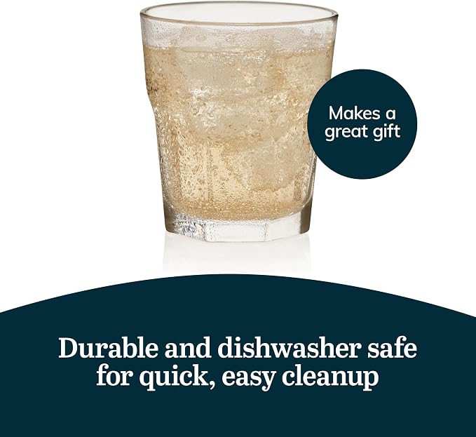 Libbey Gibraltar DuraTuff Drinking Glass Drinking Cup Set, Iconic Heavy Base - Image 5