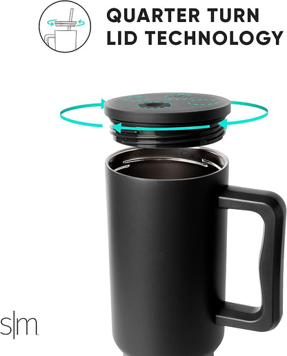 Simple Modern Tumbler with Handle and Straw | 40oz | Skiing | Trek Tumbler - Image 5