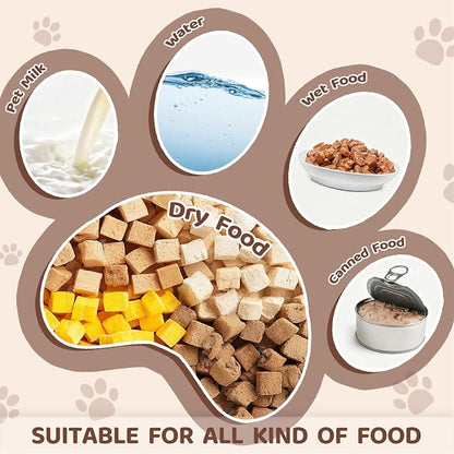 YINEYA 6 Pack Cat Food Bowls, Anti Whisker Fatigue Ceramic Cats Dishes Set - Image 3