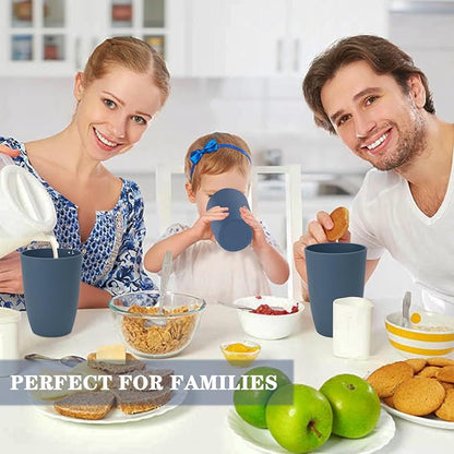 Homienly Wheat Straw Cups, 20 oz, BPA Free, Dishwasher Safe, Microwave Safe - Image 8