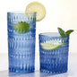 Loivttvv Glassware Drinking Glasses Set of 8, 14 oz Highball Glasses & 10 oz by Loivttvv