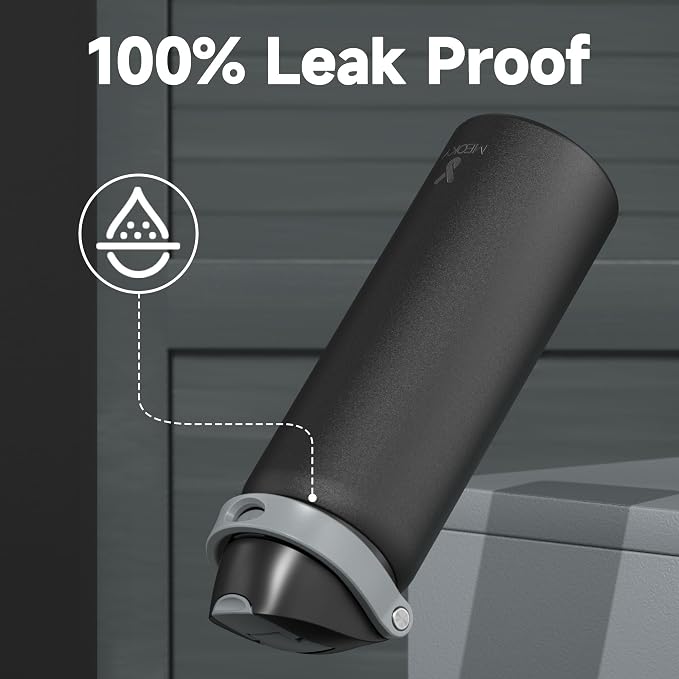 32 oz Insulated Water Bottle for Sports: Meoky Stainless Steel Water Bottle - Image 6