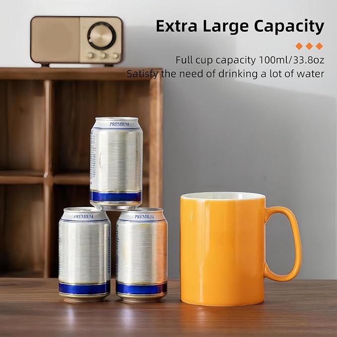 Extra Large Coffee Mug 33oz Ceramic Mug - Image 4