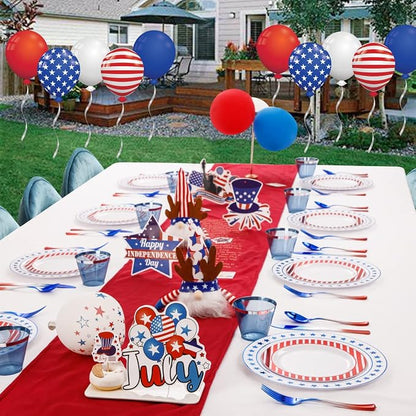 LIYH 180 Pcs 4th of July Plates - Image 7