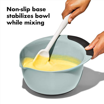 OXO Good Grips 3-Piece Plastic Mixing Bowl Set - Image 5