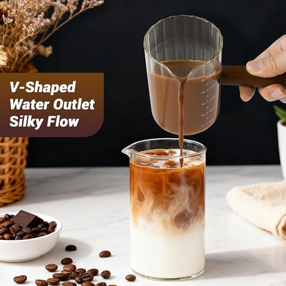 Espresso Measuring Cup 9 Oz, Espresso Glass Cups - Image 4