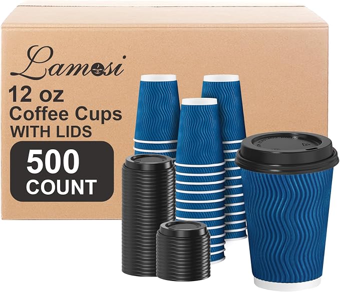 Lamosi 500 Pack Coffee Cups by BuyNow
