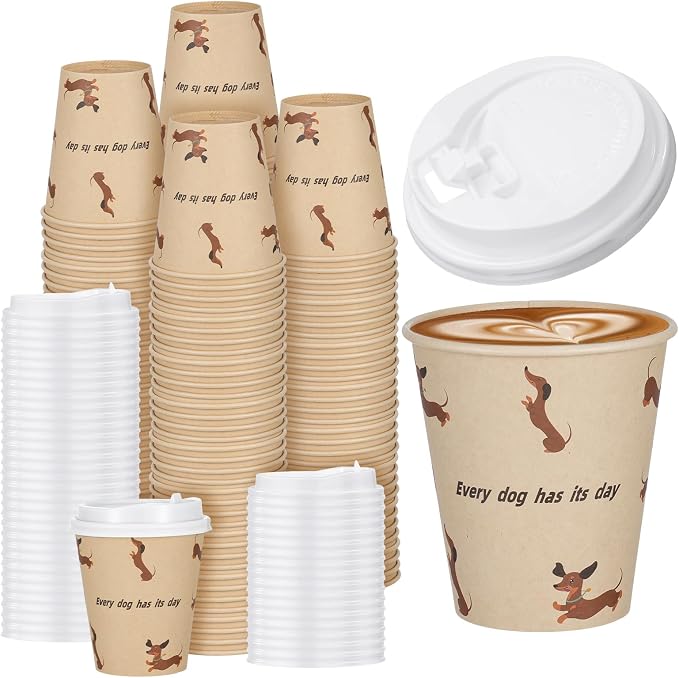 10 OZ 25 Pack Disposable Cups Paper Coffee Cups by Unknown