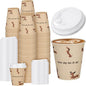 10 OZ 25 Pack Disposable Cups Paper Coffee Cups by Unknown