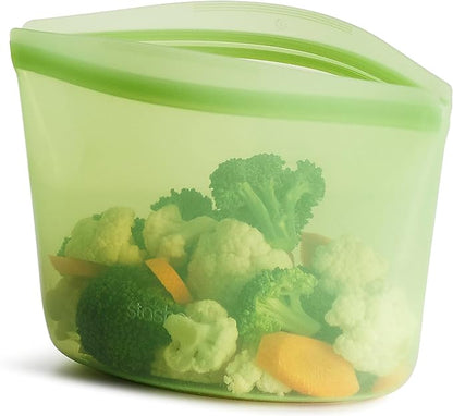 Stasher Premium Reusable Silicone Food Storage Bowl, 4-Cup | Food-Safe Silicone by Stasher
