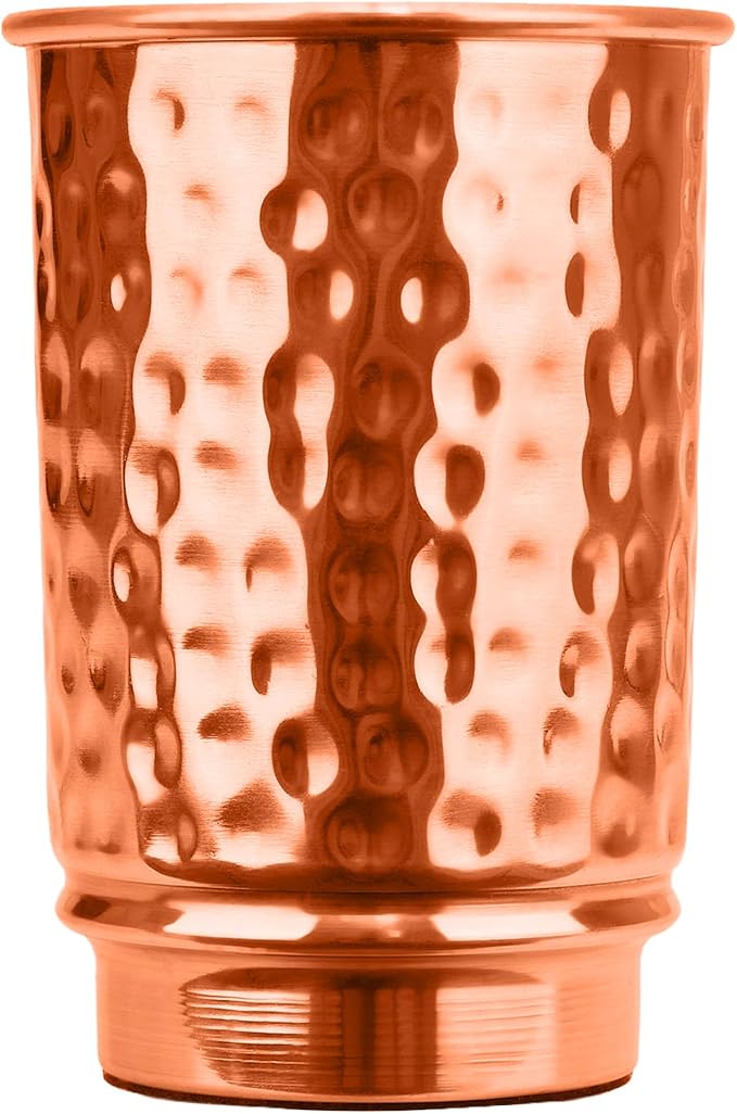 100% Pure Copper Tumblers |BPA Free| No coating| Lacquer Free| Handcrafted by Unknown