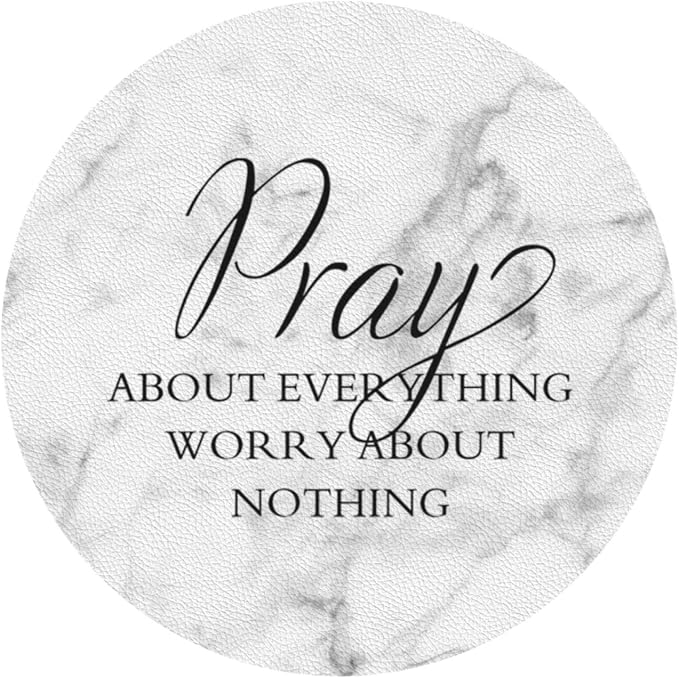Marble Grey Christian Bible Verses Coasters Set of 6 Coasters - Image 2