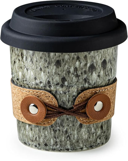 Travel Coffee Mug, Reusable Coffee Cup by Cormomu