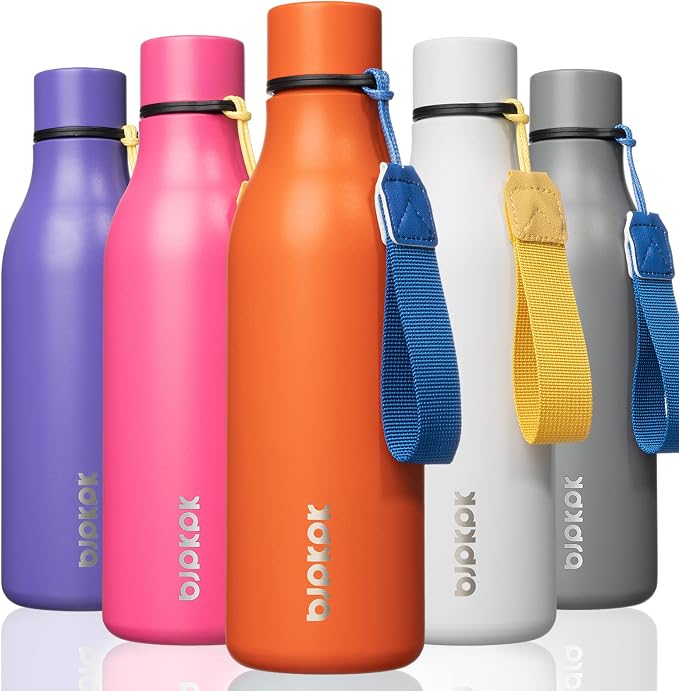 BJPKPK 18oz Insulated Water Bottle, Stainless Steel Bottle by BJPKPK