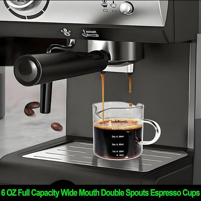 QUMMFA 5OZ Espresso Cups, Double Spouts Espresso Shot Cups - Image 5
