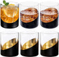 MyGift Whiskey Glasses Set of 6, Modern Cocktail Glasses by MyGiftHome