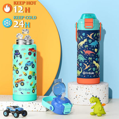 Fimibuke 18oz Kids Insulated Water Bottle - Image 4