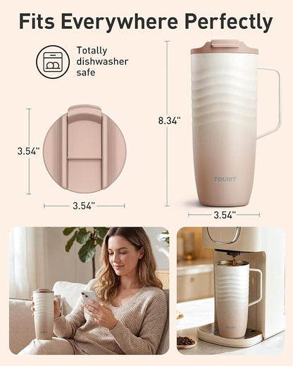 TOURIT 20oz Insulated Coffee Mug - Image 7