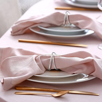 Inbagi 36 Pcs Metal Spiral Napkin Rings Buckles Simple Alloy Rings Serviette - Image 5