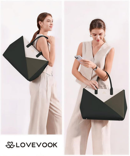 LOVEVOOK Laptop Tote Bag for Women - Image 2