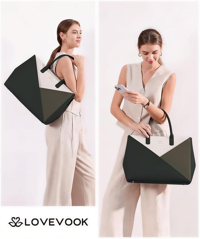 LOVEVOOK Laptop Work Tote Bag for Women - Image 2