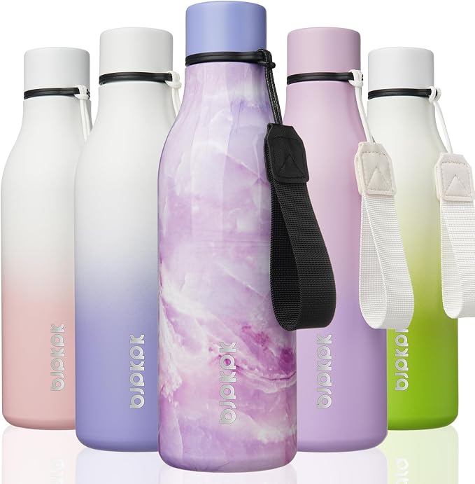 BJPKPK 18oz Insulated Water Bottle, Stainless Steel Bottle by BJPKPK