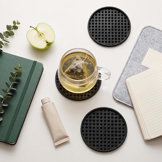 Eccliy 108 Pack Silicone Coasters - Image 4
