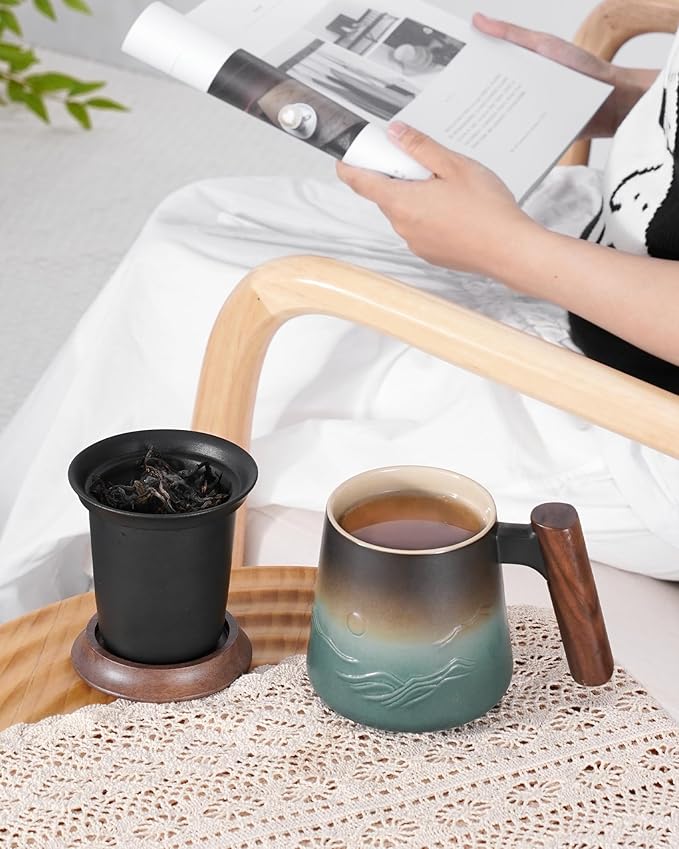 ZENS Tea Mug with Infuser and Lid - Image 2