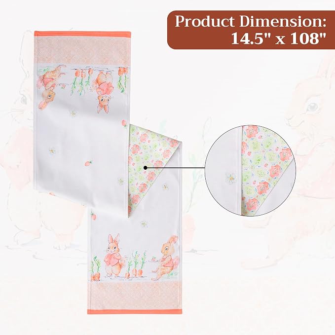 Maison d' Hermine Table Runner 100% Cotton 14.50" x 108" | Table Runners 108 - Image 7