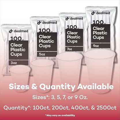 Dealmed 7 oz Disposable Plastic Cups - Image 7