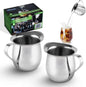 Stainless Steel Bell Creamer Espresso Shot Frothing Pitcher Cup Latte Art by EHOMEA2Z