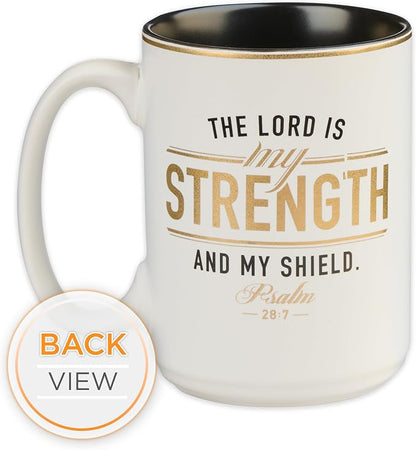 Christian Art Gifts Large Ceramic Encouraging Scripture Coffee and Tea Mug - Image 6