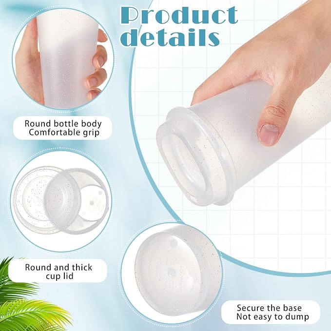 FillTouch 12 Pcs 16 oz Reusable Coffee Cups - Image 3