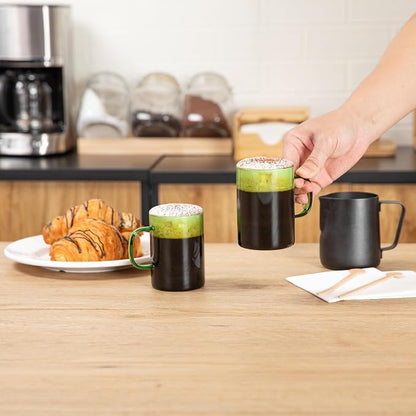 Restaurantware Glass Coffee Mug 2 Count 7 Oz Borosilicate Tea Cup - Image 5