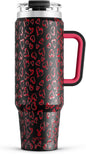 Meoky 40 oz Tumbler with Handle and Straw, Insulated Tumbler with Lid and Straw by MEOKY
